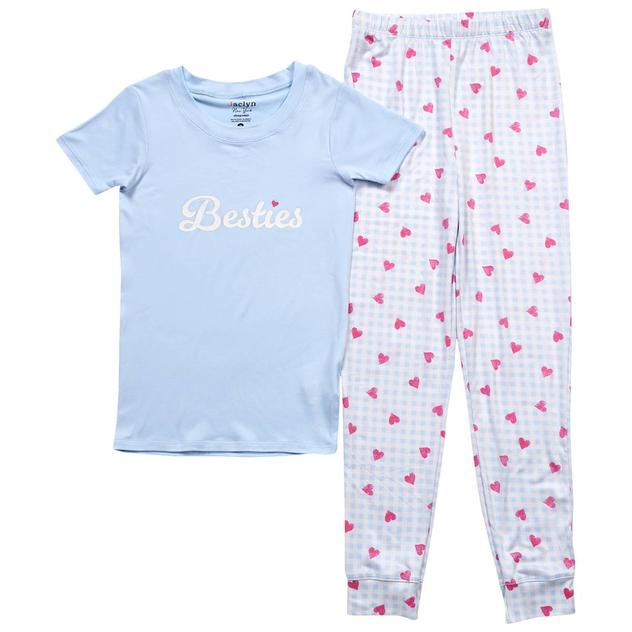 Girls Jaclyn "Besties" Mommy & Me Jogger Pajama Set