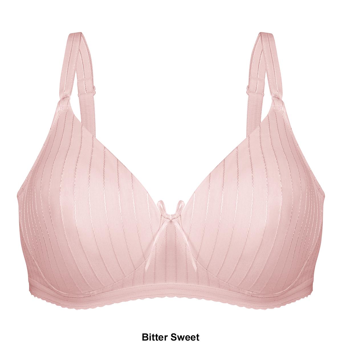 Womens Bestform Cotton Striped Wire-Free Cotton Bra 5006248
