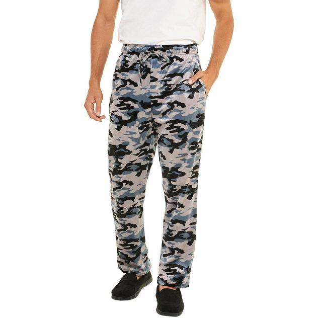 Mens Preswick & Moore® Silky Fleece Camo Pajama Pants
