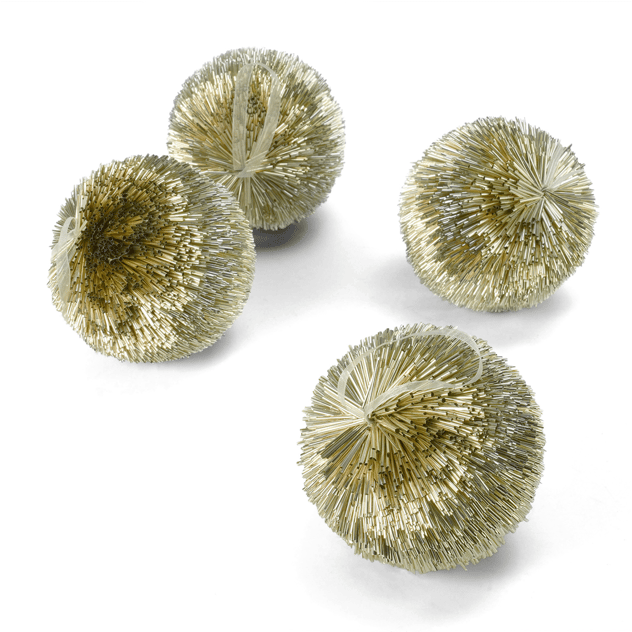 Seasonal LLC 95mm Pipa Christmas Ornaments - Set of 4
