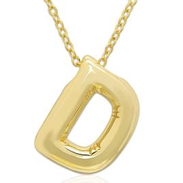 Plain Puff Initial D Pendant