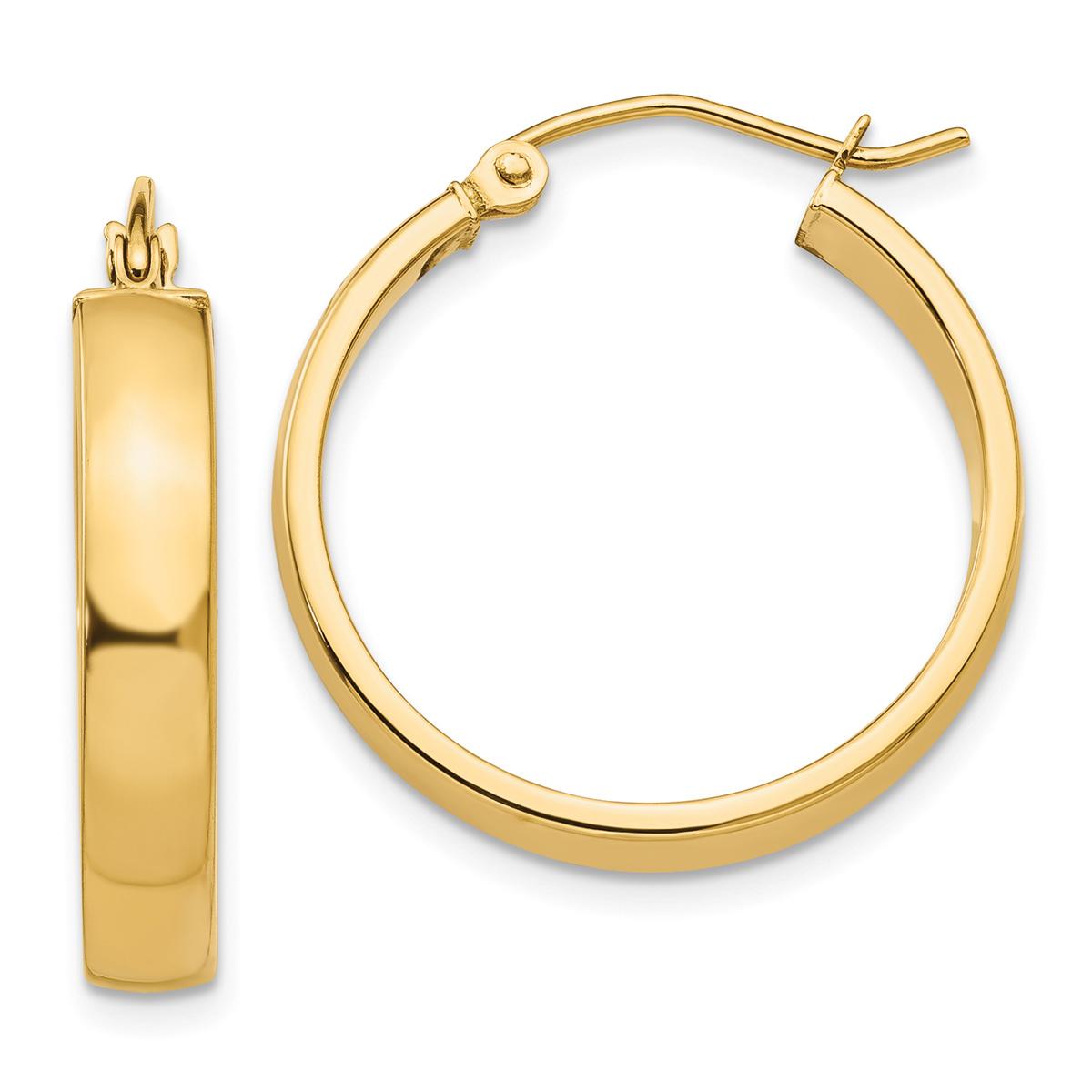 Gold Classics(tm) 14k Gold Polished Hoop Earrings