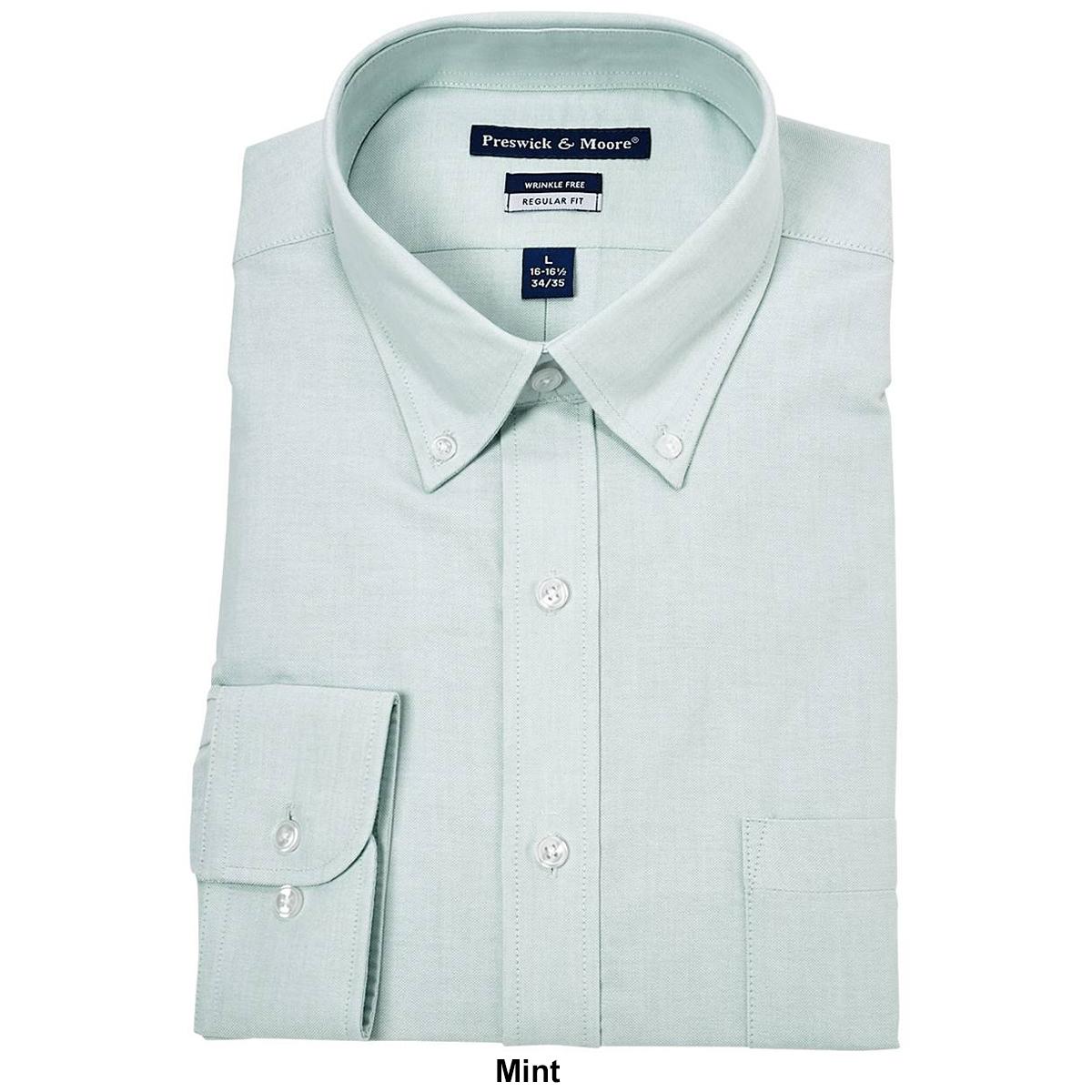 Mens Preswick & Moore® Long Sleeve Oxford Dress Shirt