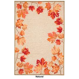 Liora Manne Ravella Falling Leaves Border Rectangular Area Rug