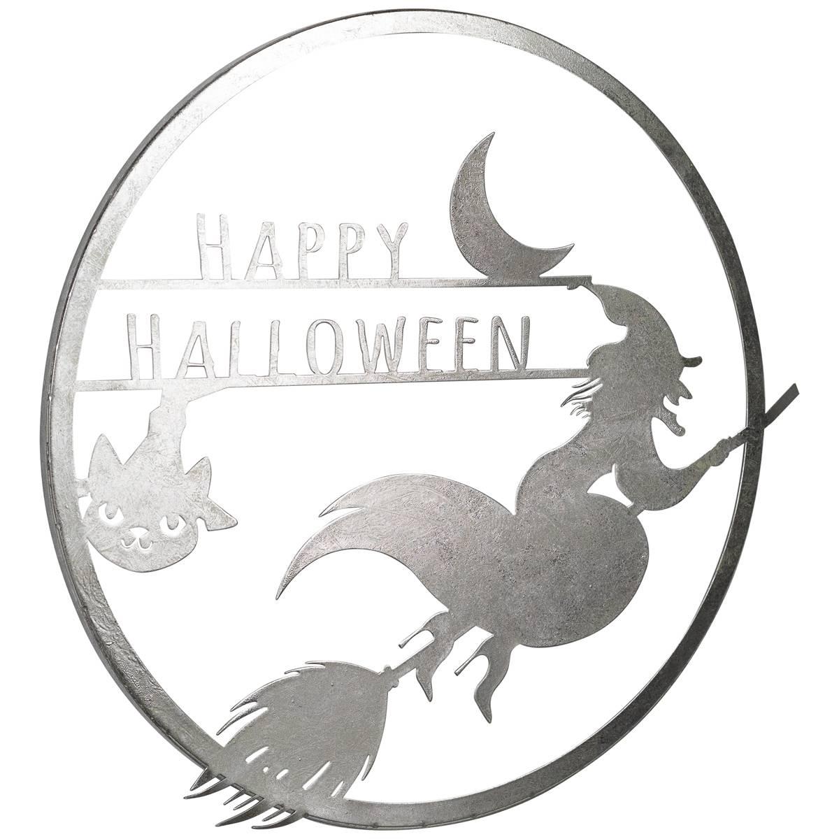 Northlight Seasonal 17in. Flying Witch Happy Halloween Wall Sign