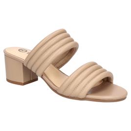 Womens Bella Vita Georgette Block Heel Slide Sandals