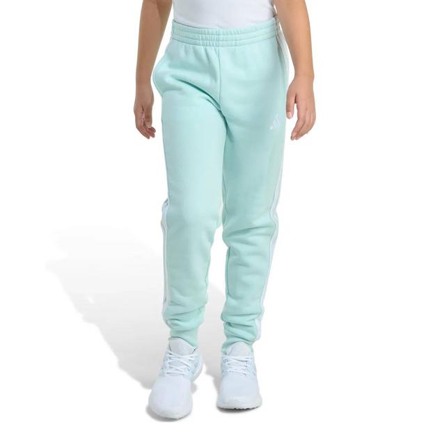Girls (7-16) adidas® Bold 3-Stripe Fleece Lined Joggers