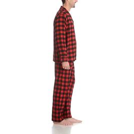 Mens Big & Tall Hanes® Plaid Flannel Pajama Set
