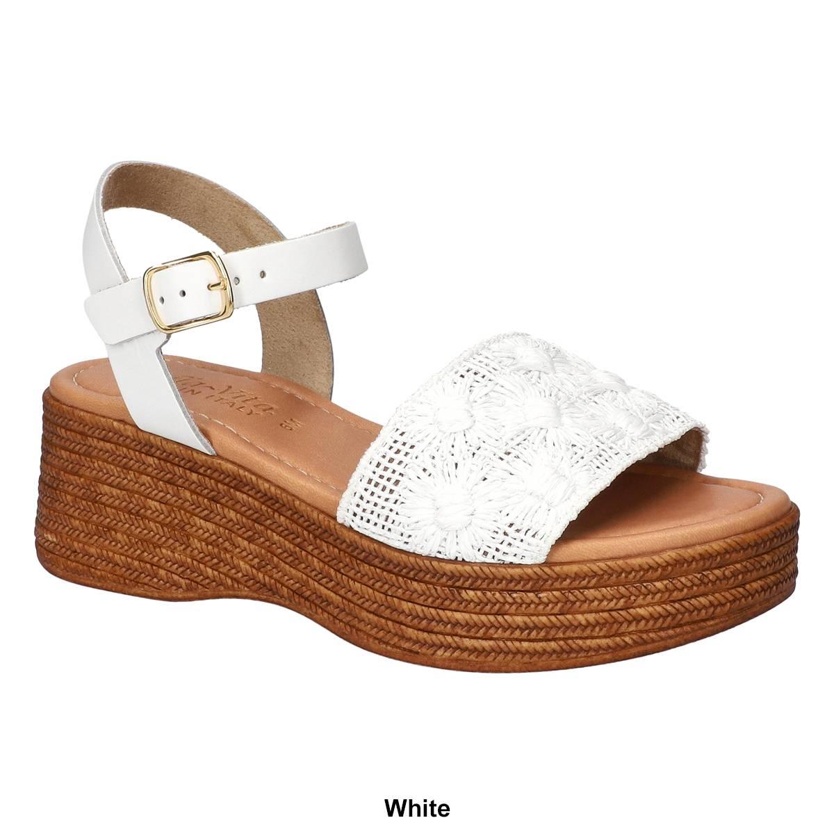 Womens Bella Vita Kea-Italy Floral Wedge Sandals