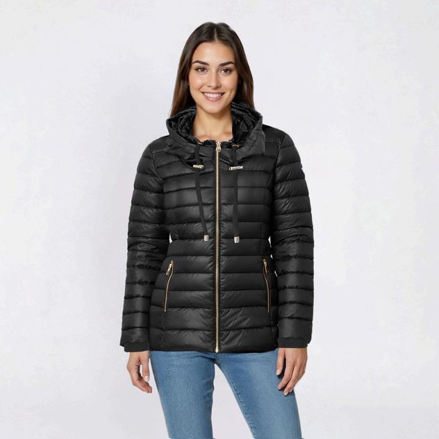 Womens Jessica Simpson Packable Puffer Jacket