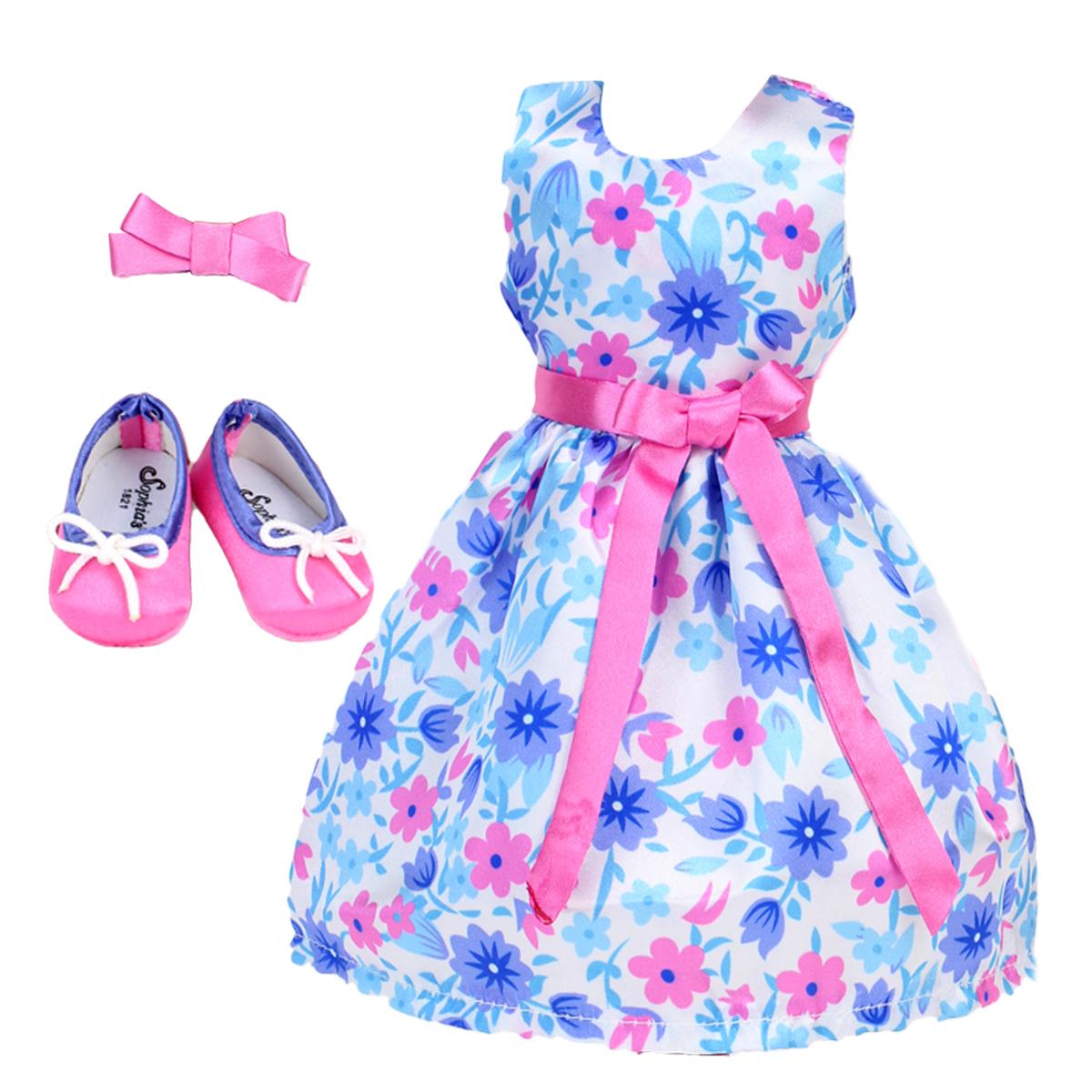 Sophia's(R) 3pc. Floral Print Party Dress Set