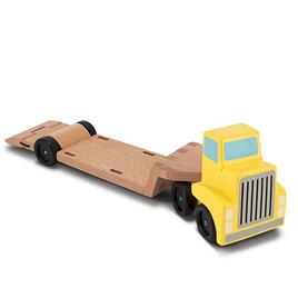 Melissa & Doug® Trailer & Excavator Wooden Toy Set