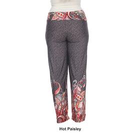 Plus Size White Mark Printed Palazzo Pants