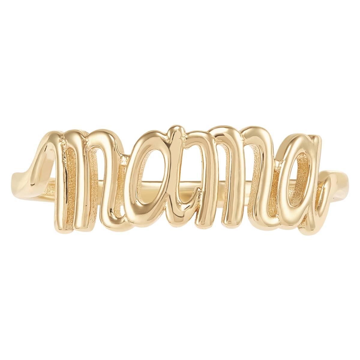 Gold Classics(tm) 10kt. Yellow Gold Polished Mama Ring