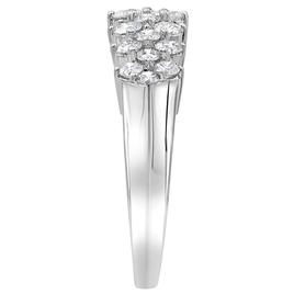 Nova Star White Gold Multi Row Lab Grown Diamond Ring