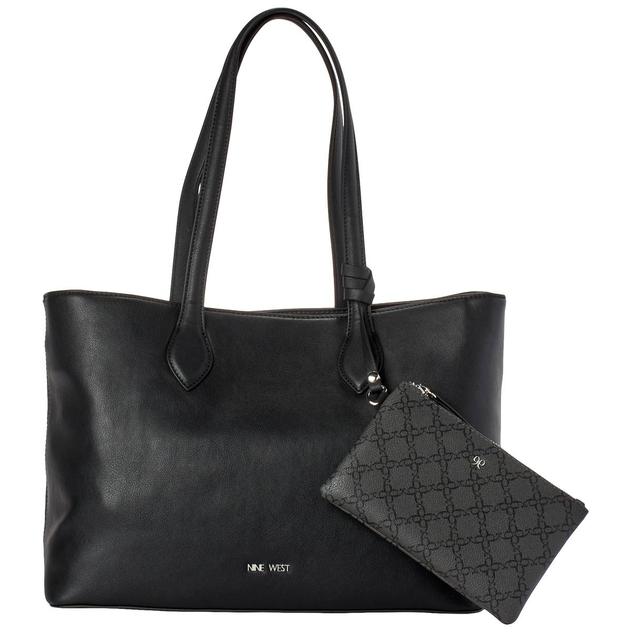 Nine West Vionette Solid Tote with Removable Wristlet Pouch