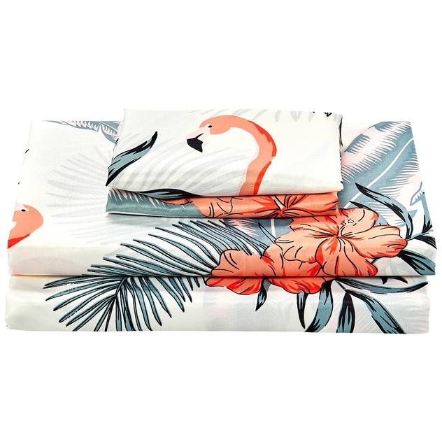Bedding Essentials by Ashley Cooper™ Flamingo Tropics Sheet Set