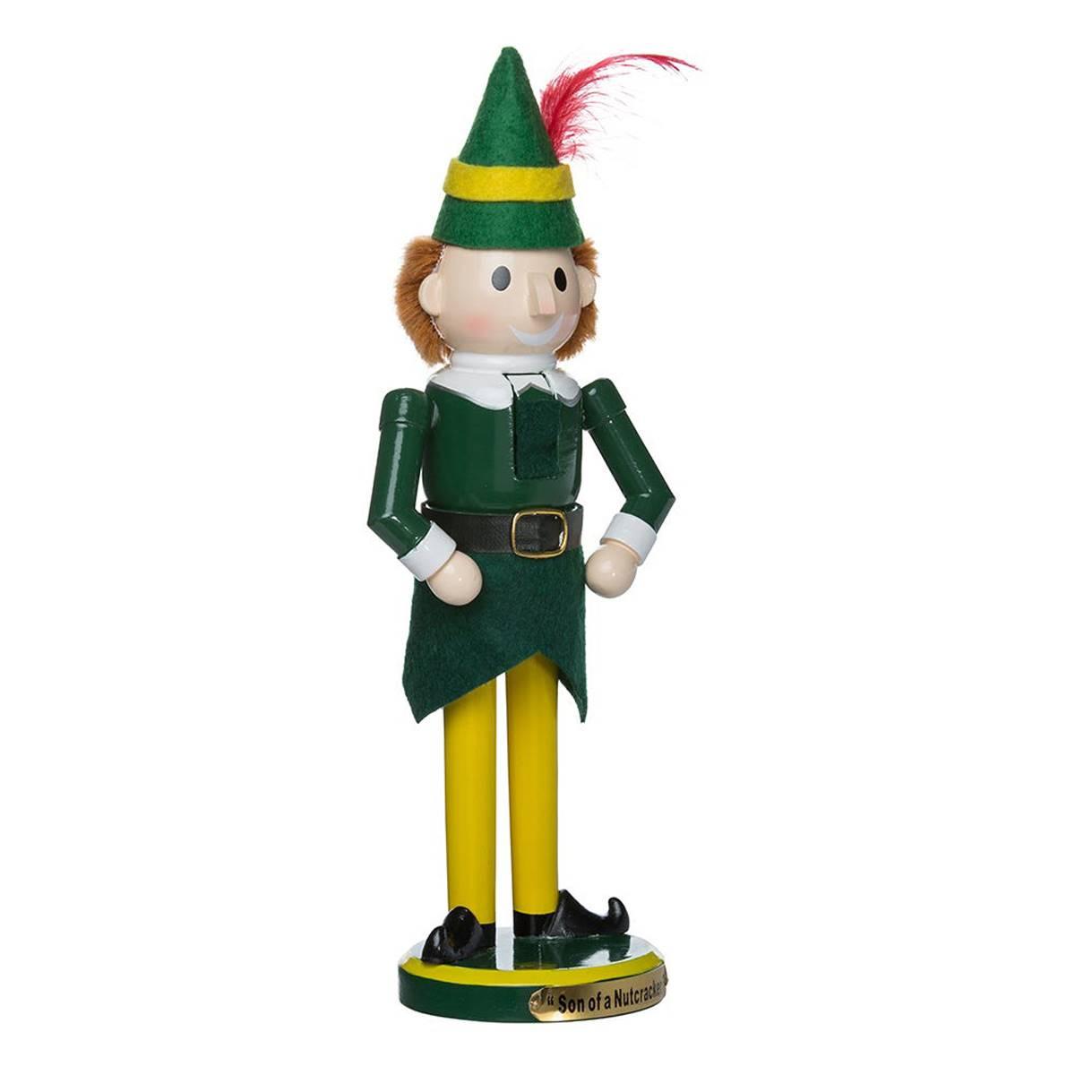 Kurt S. Adler 11in. Wooden Buddy the Elf Nutcracker