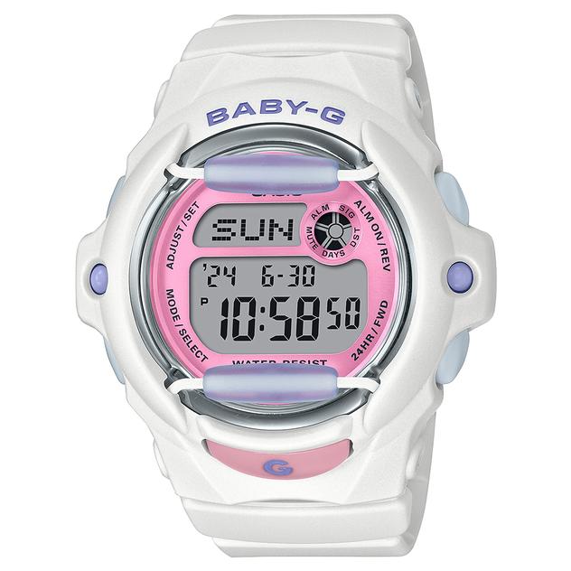 Womens G-Shock Baby-G White Watch - BG169PB-7