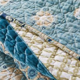 Greenland Home Fashions™ Thalia Velvet Reversible Quilt Set