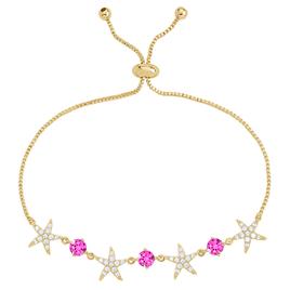 Gemstone by Gianni Argento Lab Ombre Starfish Link Bracelet