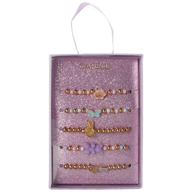 Girls Capelli® New York 5pc. Round Beaded Bracelet Gift Box Set