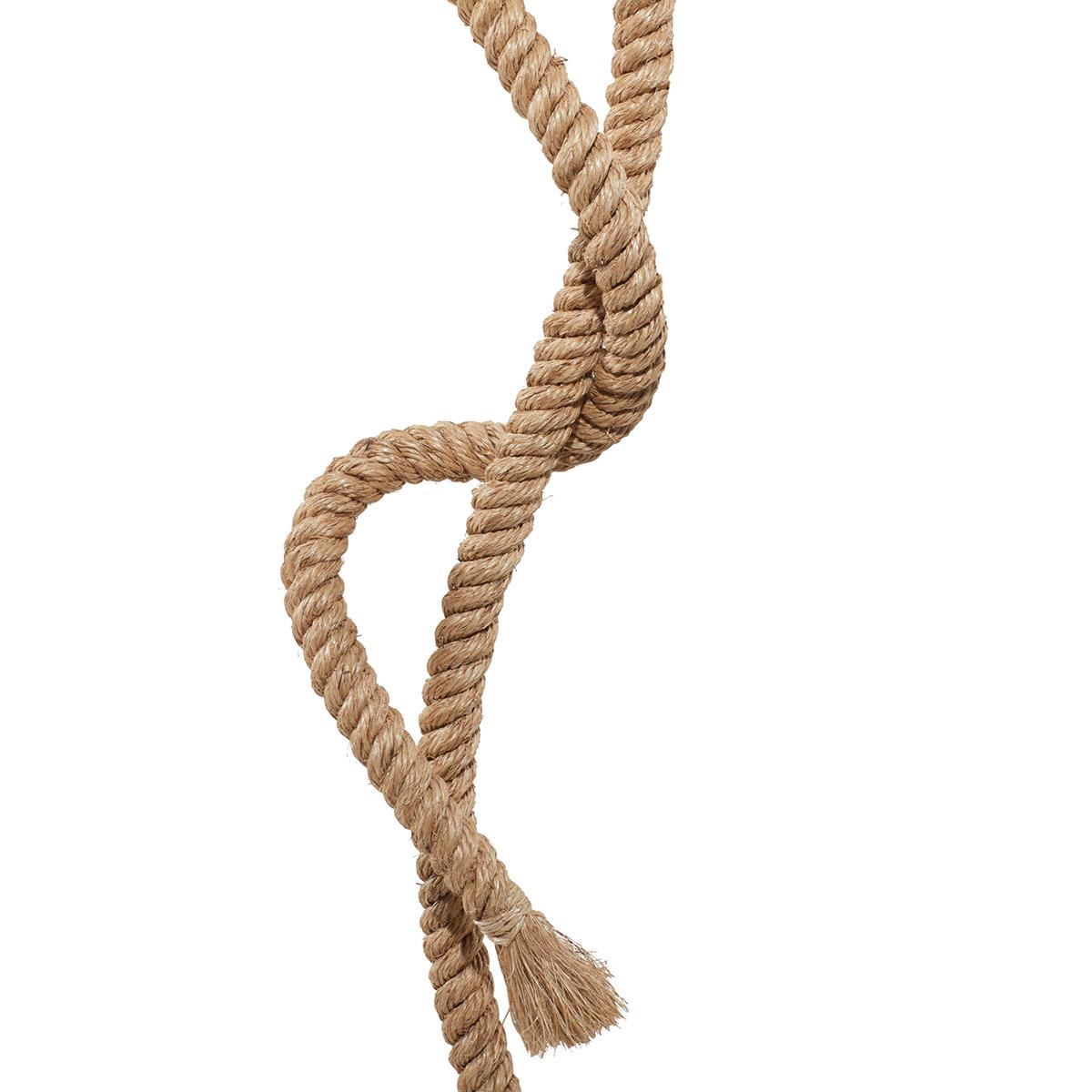 9th & Pike® Brown Jute Rustic Floor Lamp