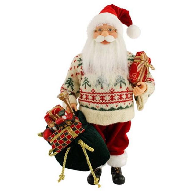 Windy Hill Santa Fair Isle with Gift