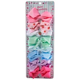 Girls Capelli® New York 8pk. Mixed/Strawberry Bows