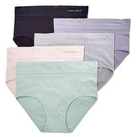 Womens Laura Ashley® 5pk Brief Panties - LS5116-5PKN