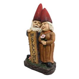 Hi-Line Gift Robert & Sofia Standing Gnome Couple Garden Statue