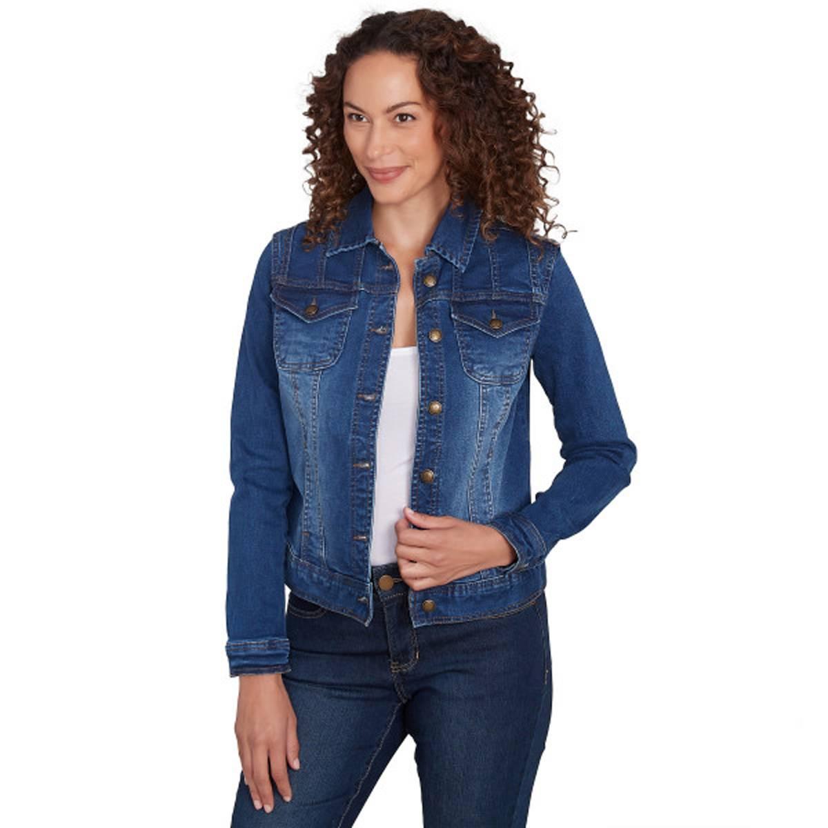 Plus Size Skye''s The Limit Essentials Denim Jacket