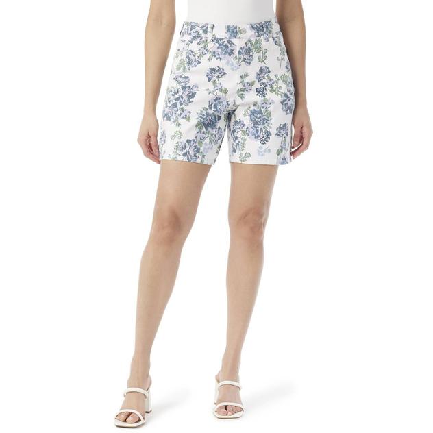 Womens Gloria Vanderbilt Amanda Floral Denim Shorts