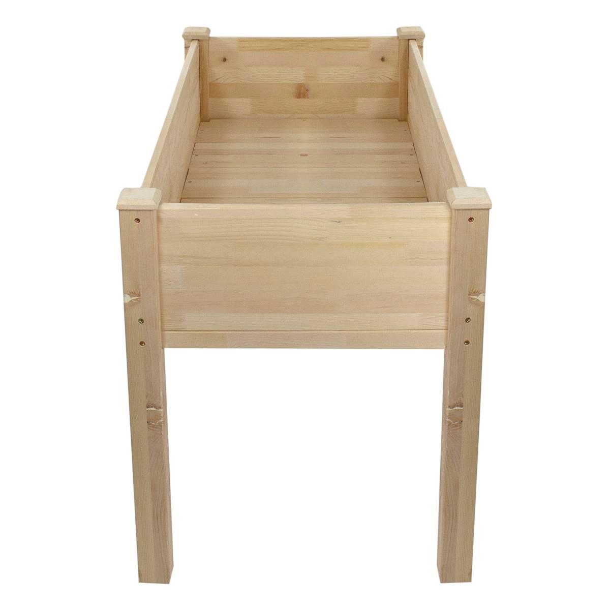 Northlight Seasonal 4ft. Raised Garden Bed Planter Box - Natural