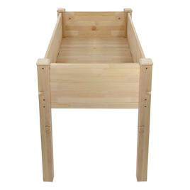 Northlight Seasonal 4ft. Raised Garden Bed Planter Box - Natural