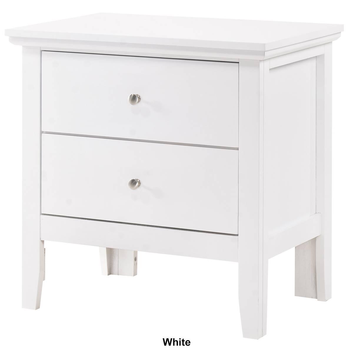 Passion Furniture Primo 2-Drawer Nightstand