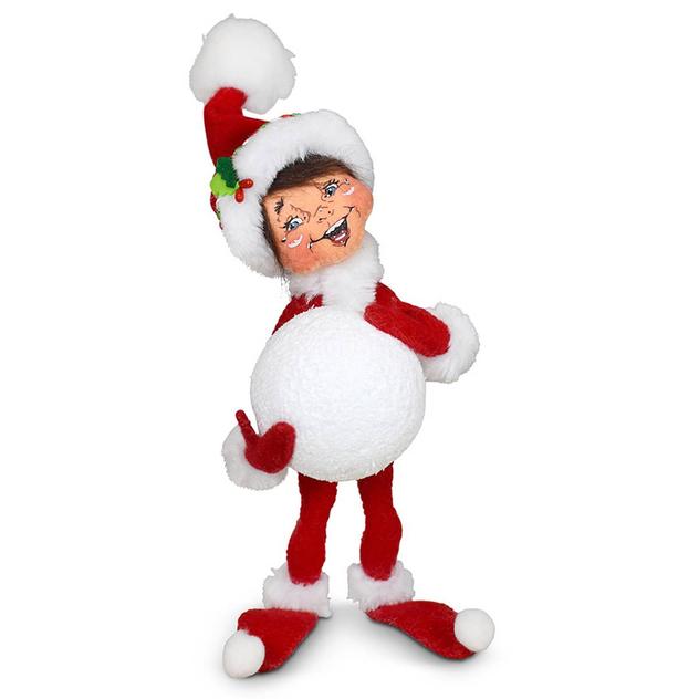 Annalee Snowy Day Red Elf with Snowball