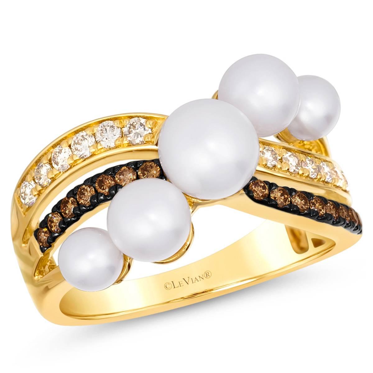 Le Vian(R) Vanilla Pearls(tm) Nude Diamonds & Chocolate Diamonds Ring