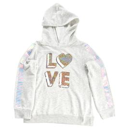 Girls (7-16) BTween® Long Sleeve Flip Sequin Love Hoodie