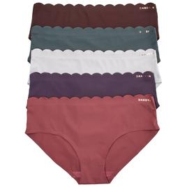 Womens Danskin 5pk. Microfiber Hipster Panties - DS7254-5PKBL