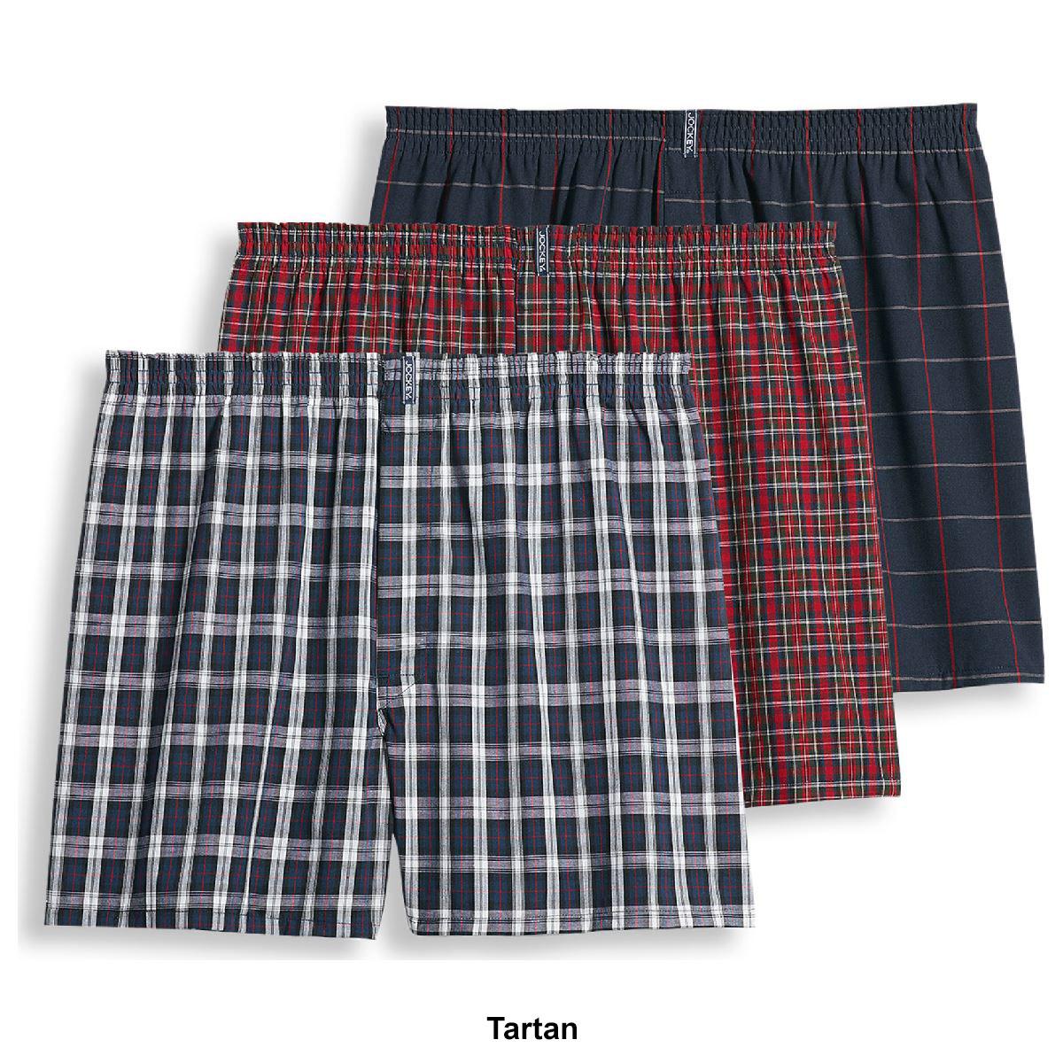 Mens Jockey® 3pk. Classic Woven Boxer