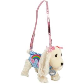 Girls Poochie & Co. Lizzie Dog Sequin Glitter Bag