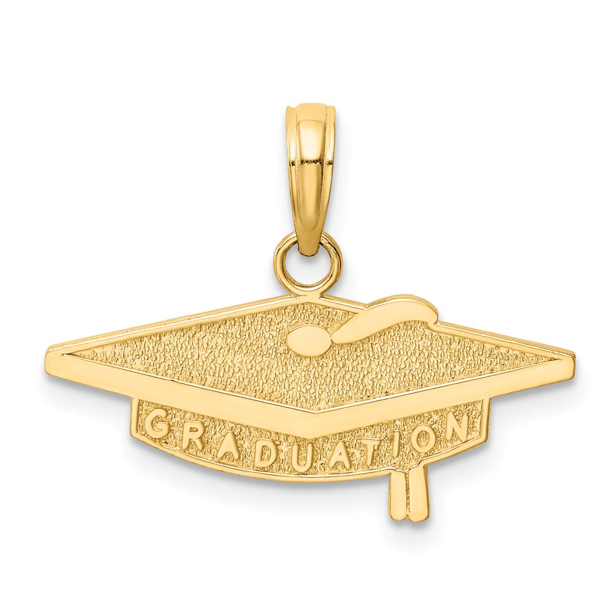 Unisex Gold Classics(tm) 14kt. Graduation Cap Charm
