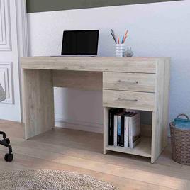 FM FURNITURE Austin Computer Desk w/ 2 Drawers