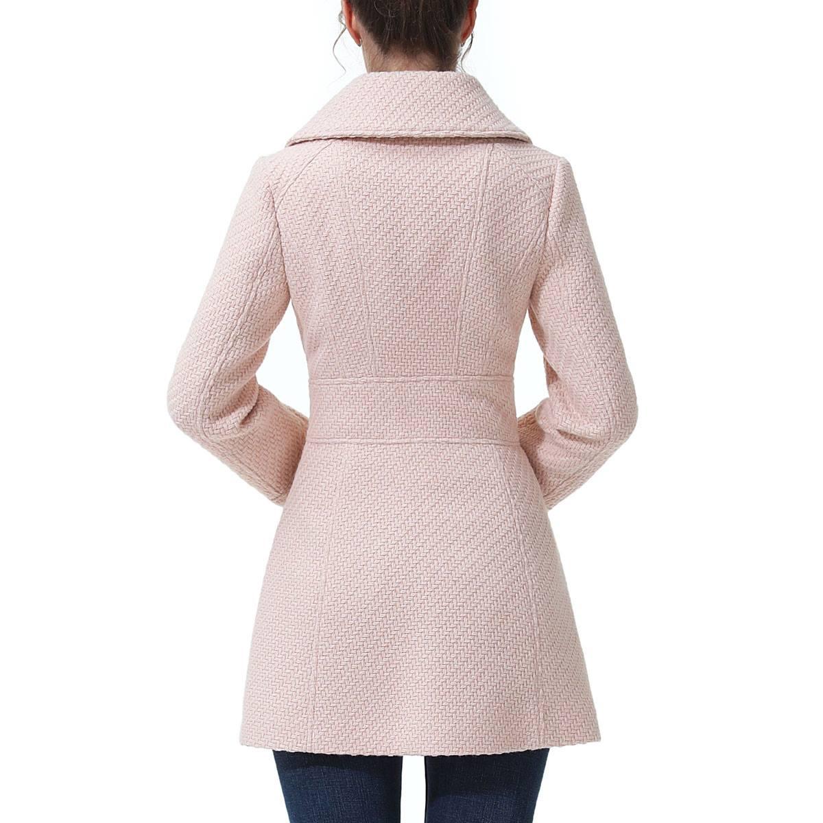 Womens BGSD Boucle Wool Walking Coat