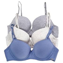 Womens Nautica 3pk T-Shirt Bra - NT2935-3PKAU