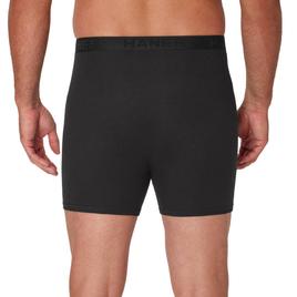 Mens Big & Tall Hanes Ultimate® Boxer Briefs - Black/Grey