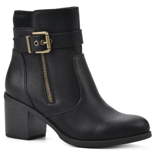 Womens White Mountain Dessert Ankle Boots