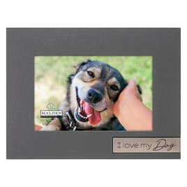 Malden I Love My Dog Wood Frame - 4x6