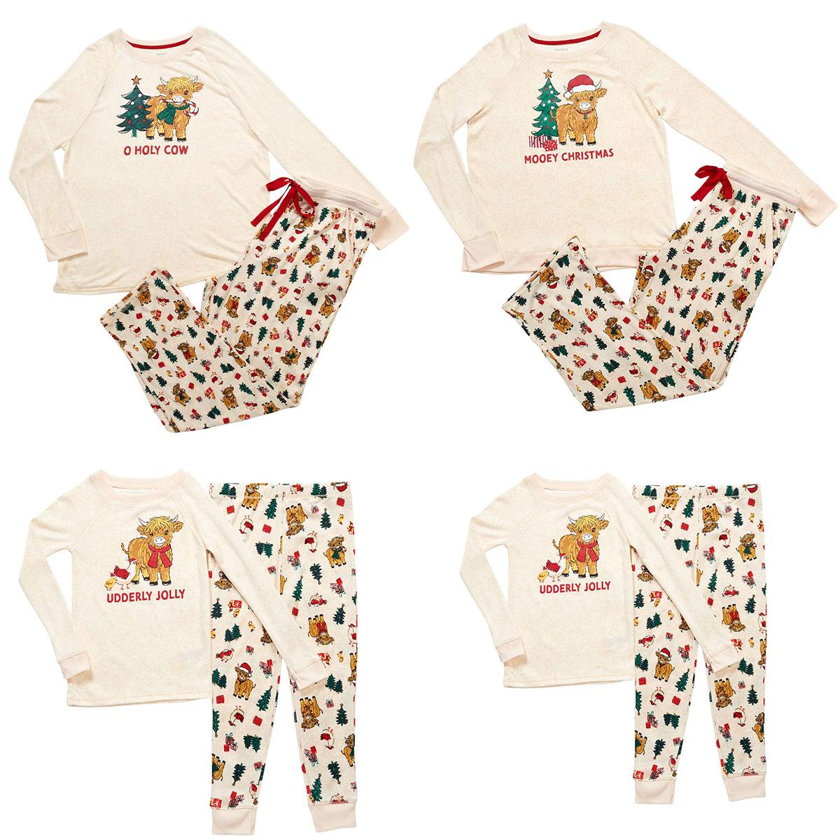 Jaclyn Cow Family Pajama Set preview